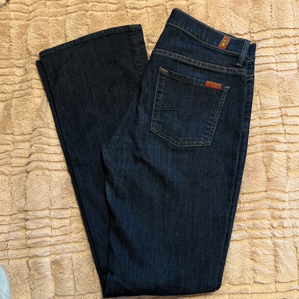 7 FOR ALL MANKIND Dark Blue Women's Jeans